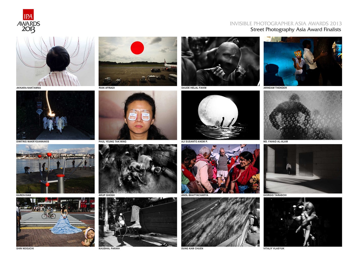 楊德銘獲選 Invisible Photographer Street Photography Asia Awards 2013 第二名