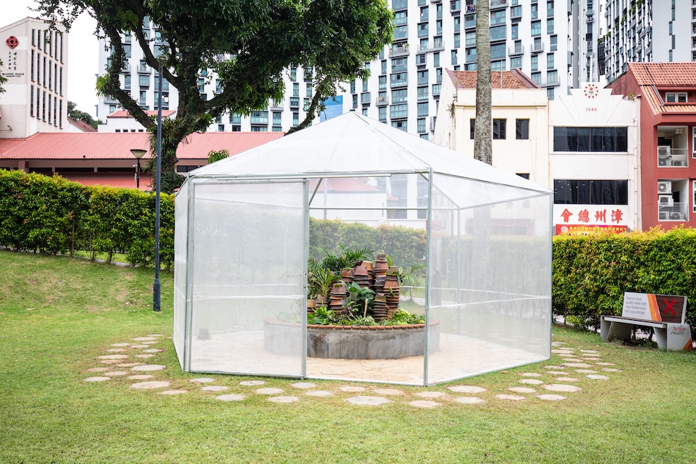 Trevor Yeung’s commission project “The Pavilion of Regret” is now on view in Singapore Biennale
