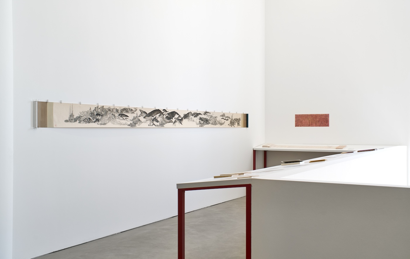 張文智的作品於秦皇島市阿那亞藝術中心的群展展出
