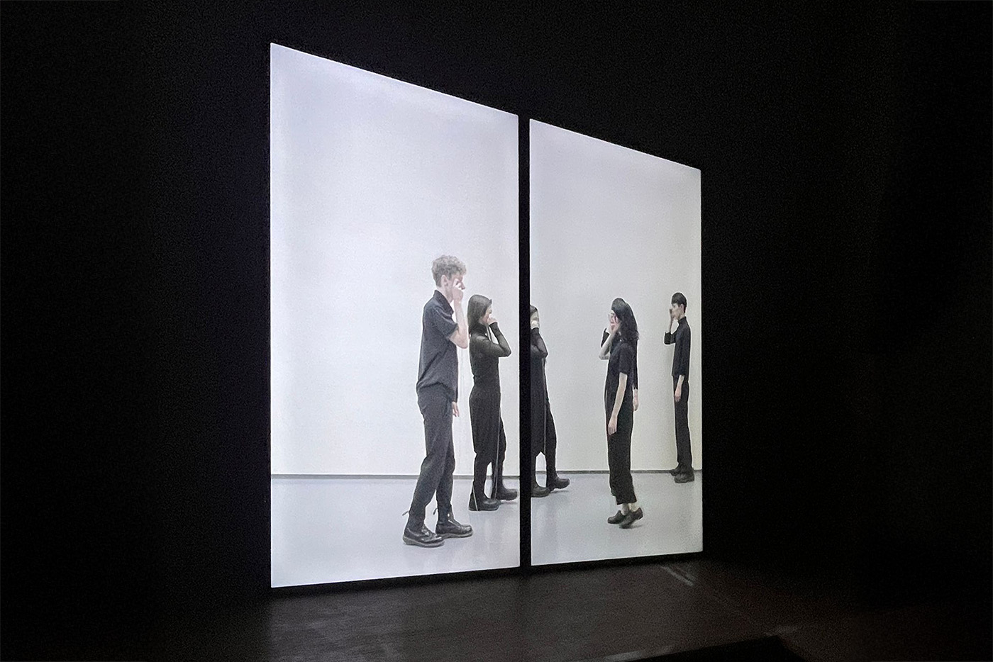 Isaac Chong Wai’s work on view in “Falling Up”, presented by Outside Art Space, at Haitang Gong She, Beijing