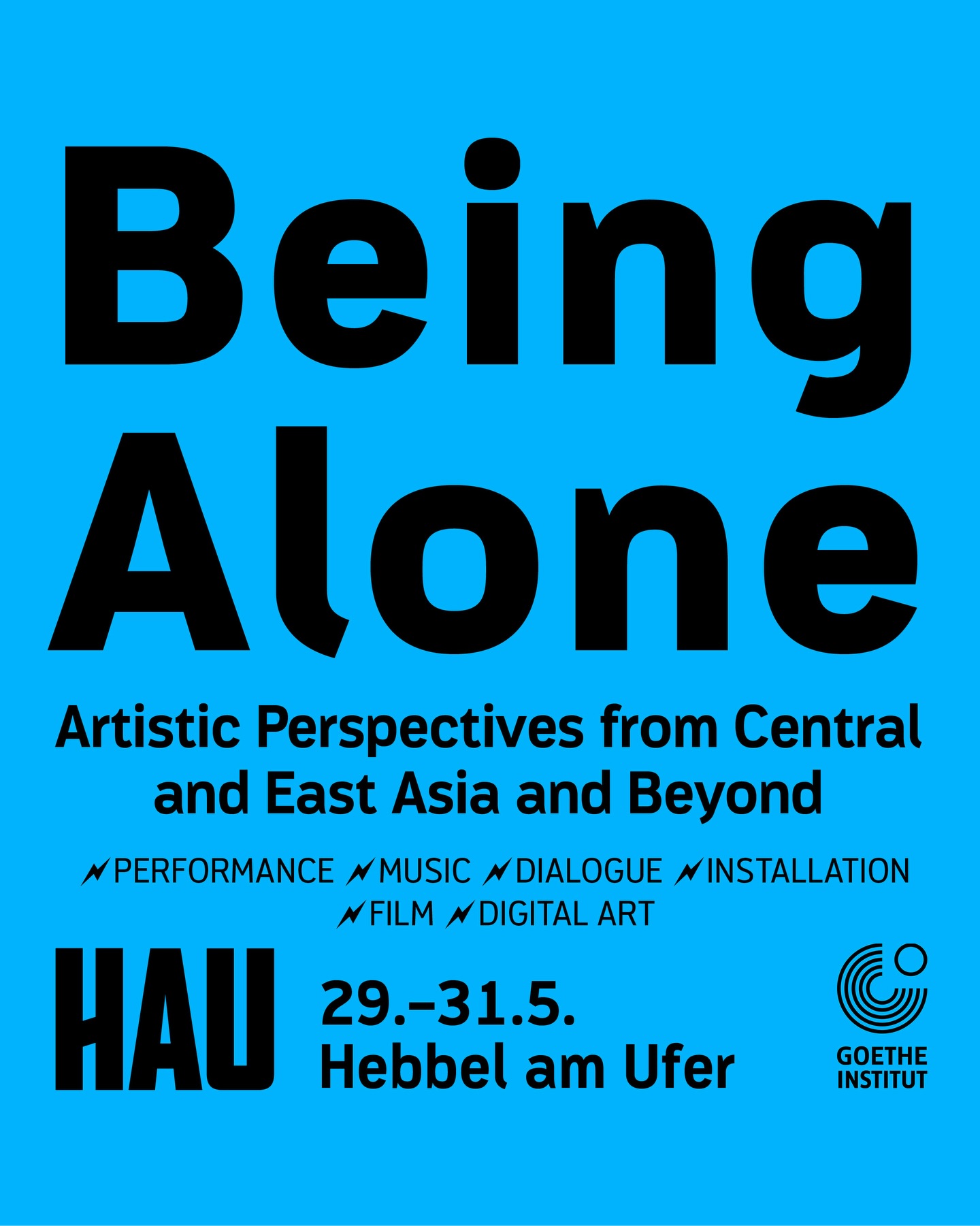 Works by Isaac Chong Wai and Hao Jingban will be on view in “Being Alone” at HAU2, Berlin